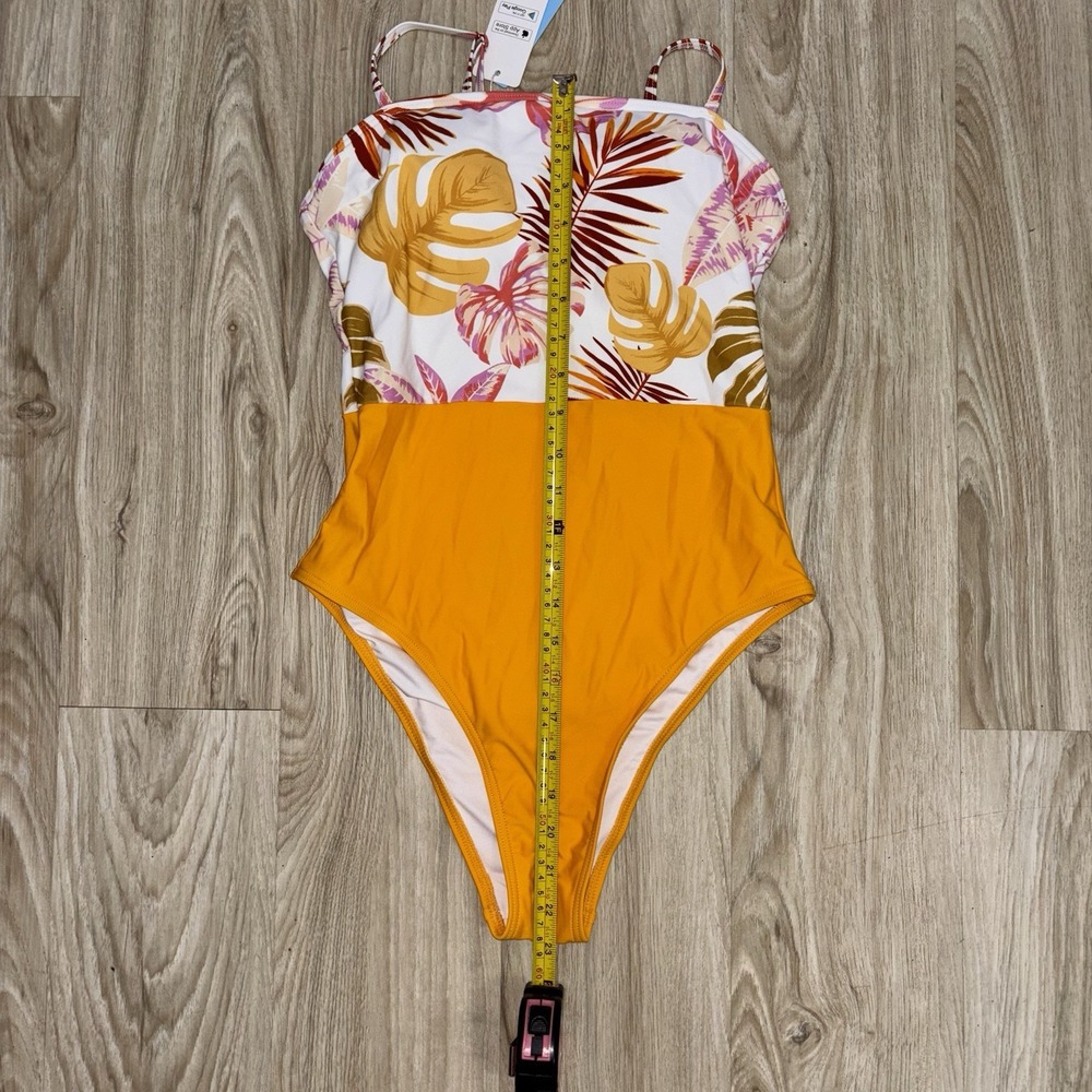 Cupshe Tropical Print One Piece Swimsuit Size M - Picture 6 of 7